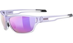 Uvex sportstyle 806 glasses, purple fade / mirror purple