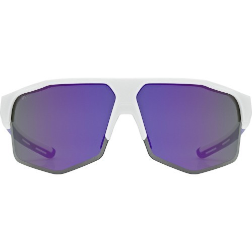 Brilles Uvex Axos Set, baltas matētas / spoguļpurpura