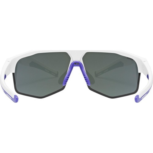 Uvex Axos Set Glasses White Matt / Mirror Purple