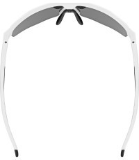 Brilles Uvex axos set white matt / mirror silver