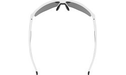 Brilles Uvex axos set white matt / mirror silver