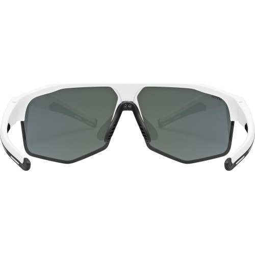 Brilles Uvex axos set white matt / mirror silver