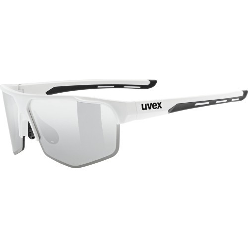 Brilles Uvex axos set white matt / mirror silver