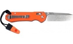 Ganzo G7452-OR-WS folding knife with whistle