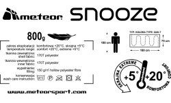 Meteor sleeping bag - Black