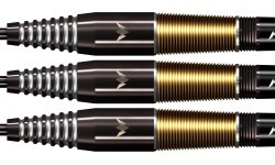 Дротики Mission Crypt Black & Gold PVD M2 90% вольфрам, 3 шт.