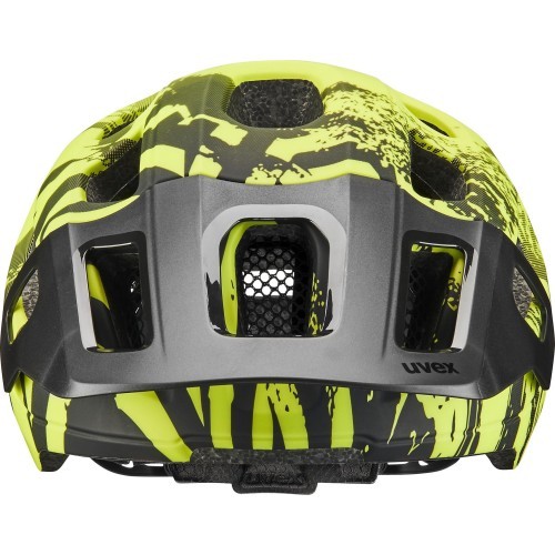Uvex React Jr. MIPS helmet, lime-black
