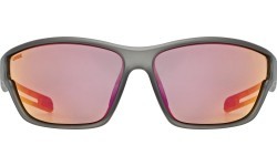Очки Uvex Sportstyle 806 smoke матовые / mirror red