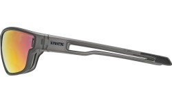 Uvex Sportstyle 806 brilles smoke matēts / mirror red
