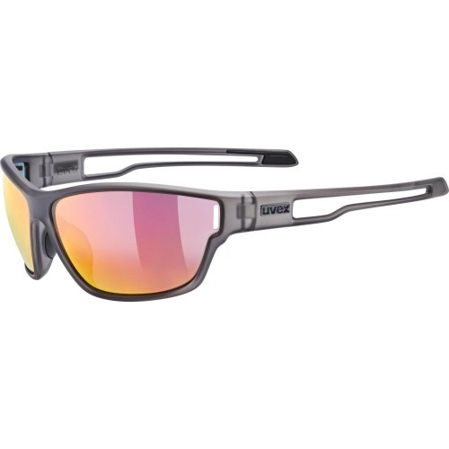 Uvex Sportstyle 806 brilles smoke matēts / mirror red