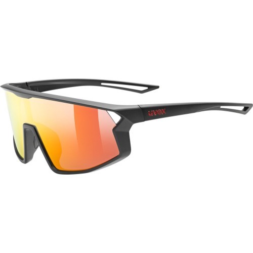 Uvex skyrise jr. black matt / mirror red glasses