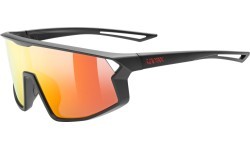 Brilles Uvex skyrise jr. black matt / mirror red
