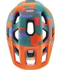 Ķivere Uvex react jr. papaya camo matt