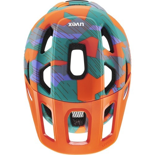 Шлем Uvex react jr. papaya camo matt