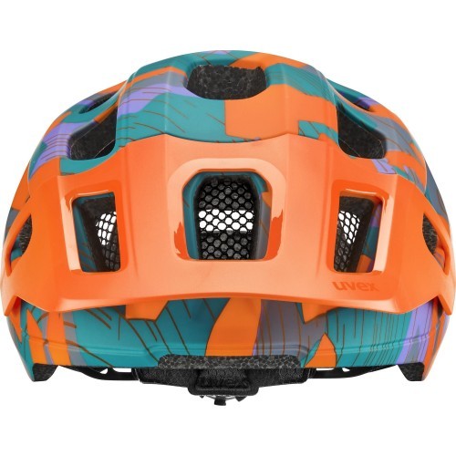 Uvex react jr. helmet papaya camo matt