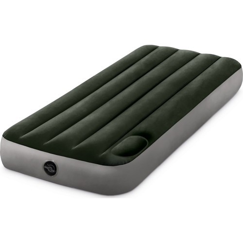 Piepūšams matracis 191x76x25 cm vienvietīgs ar iebūvētu kāju sūkni INTEX 64760
