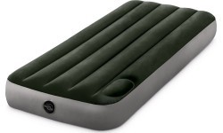 Надувной матрас 191x76x25 см одноместный со встроенным ножным насосом INTEX 64760