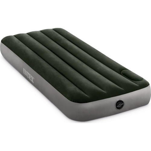 Надувной матрас 191x76x25 см одноместный со встроенным ножным насосом INTEX 64760