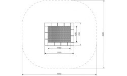 Trampoline Inter-Play Orta 175 x 225