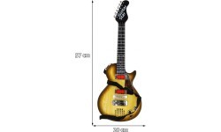 Elektriskā ģitāra Rockowa, koka imitācija