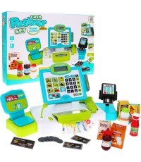 Cash with touch panel weight card reader