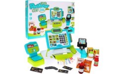 Cash with touch panel weight card reader