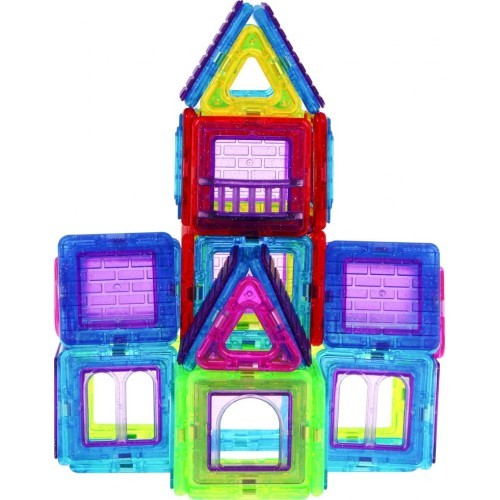 Magnetic Blocks MEGA Set of 184 elements