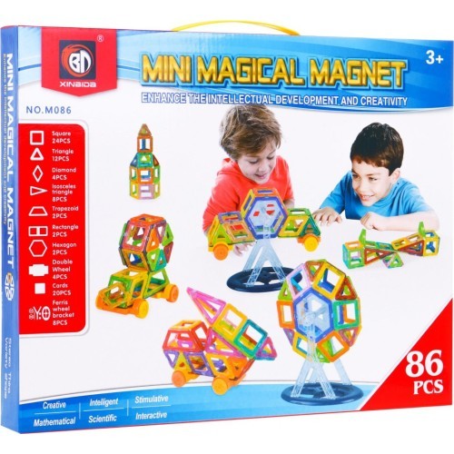 Magnetic Pads Set of 86 Elements