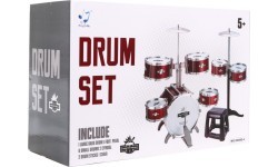 Mega Drums bērnu bungu komplekts ar krēsliņu, 6 bungas