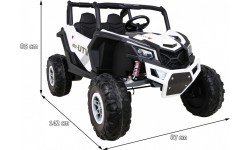 Buggy UTV-MX Vehicle White