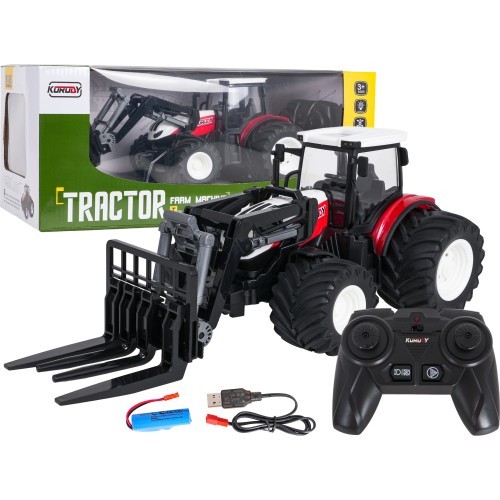 Red R/C Tractor With Tour
