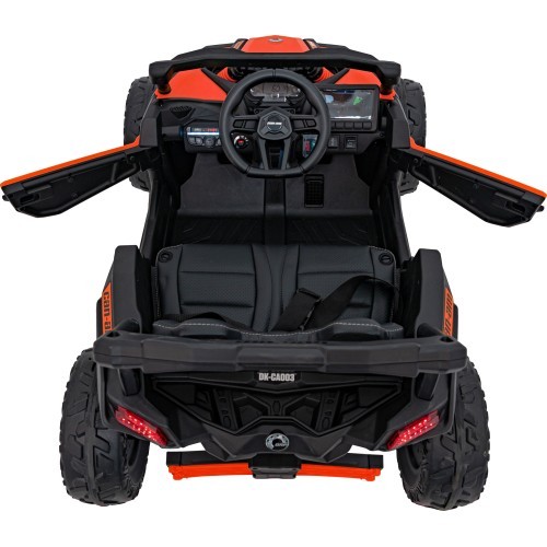 Elektromobilis kvadricikls Can-Am Maverick, oranžs