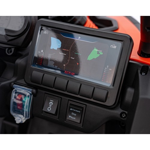 Elektromobilis kvadricikls Can-Am Maverick, oranžs