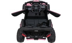 Elektromobilis kvadricikls Can-Am Maverick, rozā