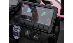 Elektromobilis kvadricikls Can-Am Maverick, rozā