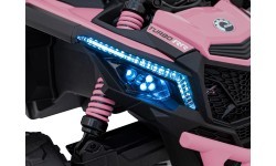 Электромобиль квадроцикл Can-Am Maverick, розовый