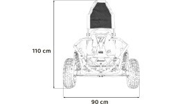Бензиновый карт RamiGO MUD MONSTER чёрный