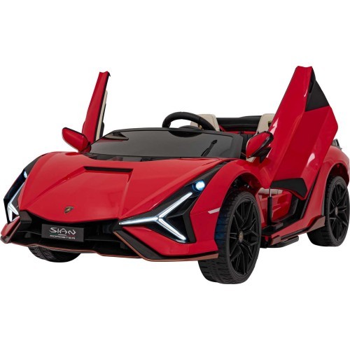 Lamborghini SIAN vehicle Red