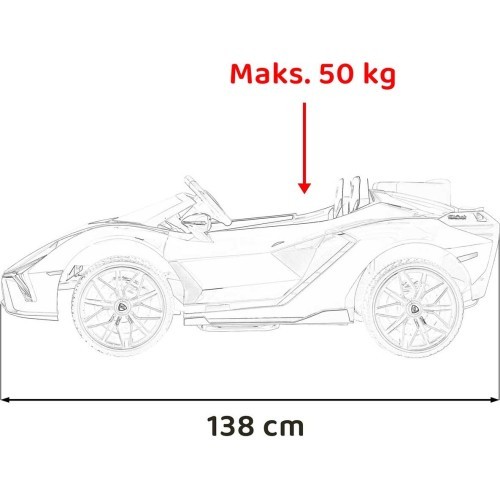 Lamborghini SIAN vehicle Red
