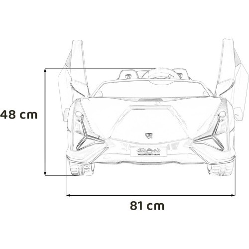 Lamborghini SIAN vehicle Red