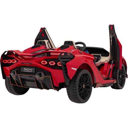 Lamborghini SIAN vehicle Red