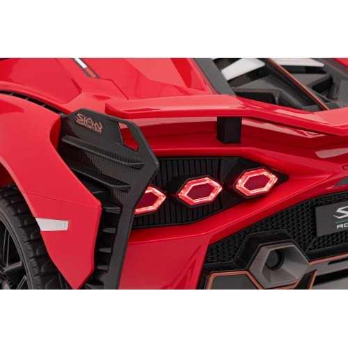 Электромобиль Lamborghini SIAN, красный