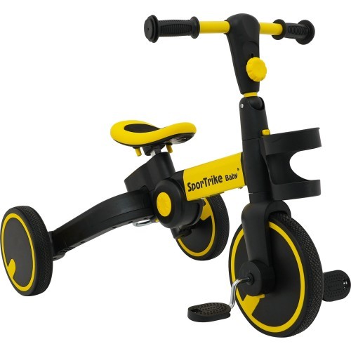 Трёхколёсный велосипед Happy Bike 3in1 Sportrike, жёлтый