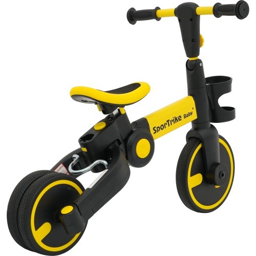 Трёхколёсный велосипед Happy Bike 3in1 Sportrike, жёлтый