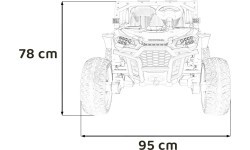 HONDA Talon 4x4 Off-Road Vehicle Black