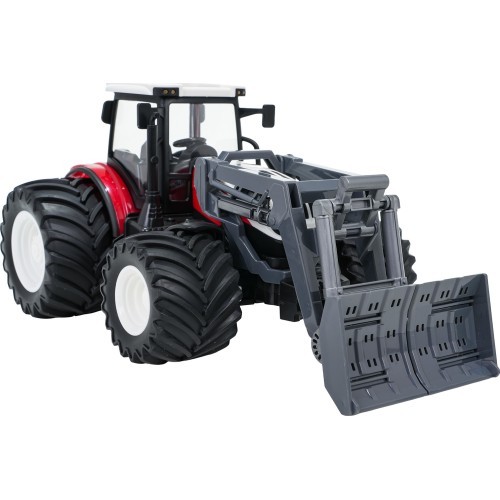 Tractor + Bulldozer R/C 1:24 Red