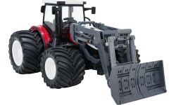 Tālvadības traktors ar buldozeru R/C 1:24, sarkans
