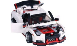 Car Block Set 1034 pcs. White