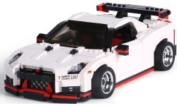 Car Block Set 1034 pcs. White