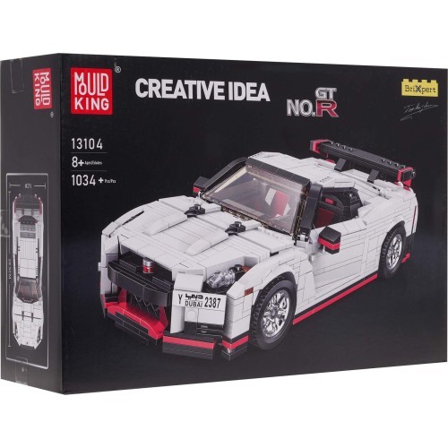 Car Block Set 1034 pcs. White